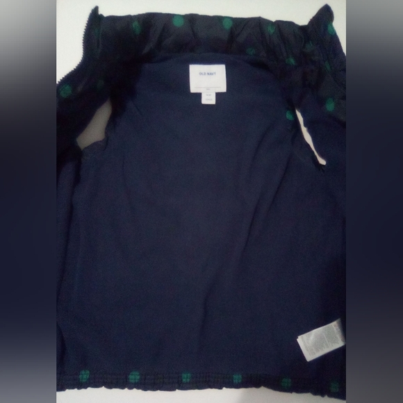 Old Navy Kid's Dolka Pot Puffer Vest Jacket Blue & Green Size M(8) - Picture 6 of 8